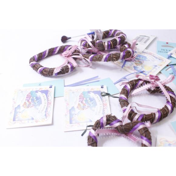 Wicker Hearts, Tiny Books of Rhymes, Package Decorations, American Greetings, - Picture 2 of 4